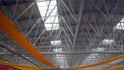 酒泉加油站网架安装